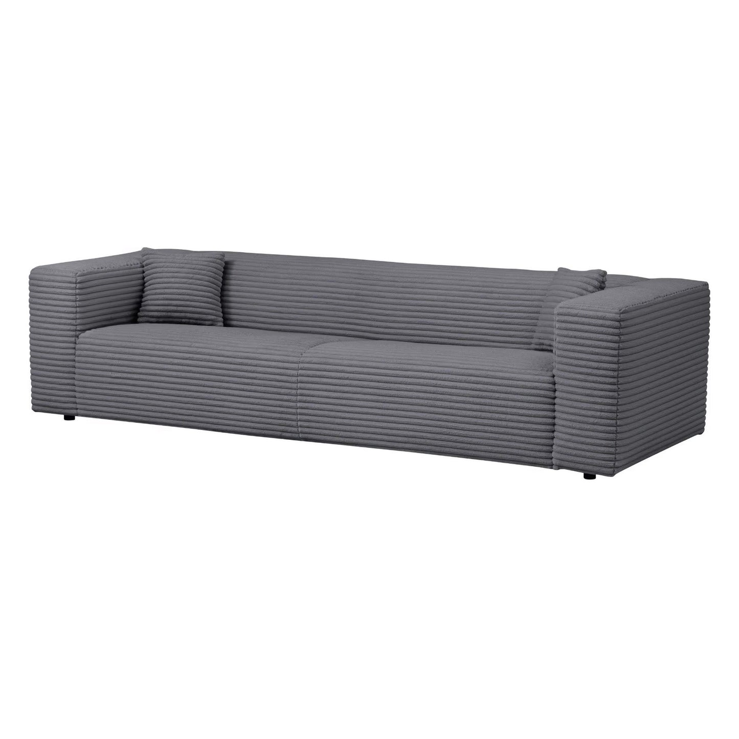 3-Sitzer Sofa Cord Grau  - BAKELS