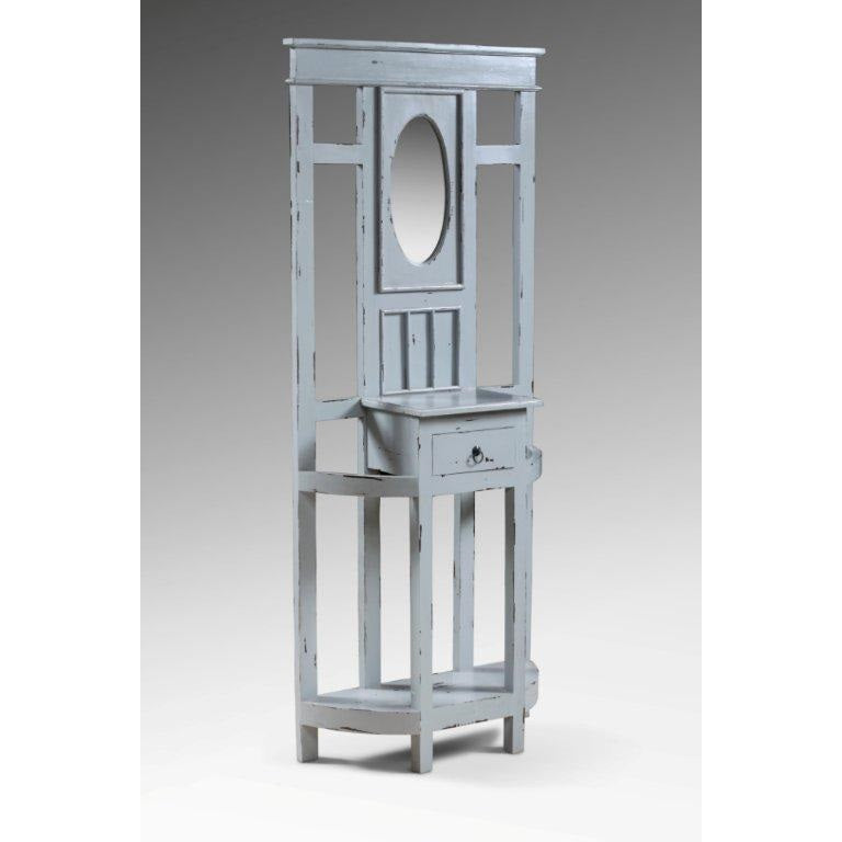 Garderobe Palisander massiv kolonial grau LaCoruna