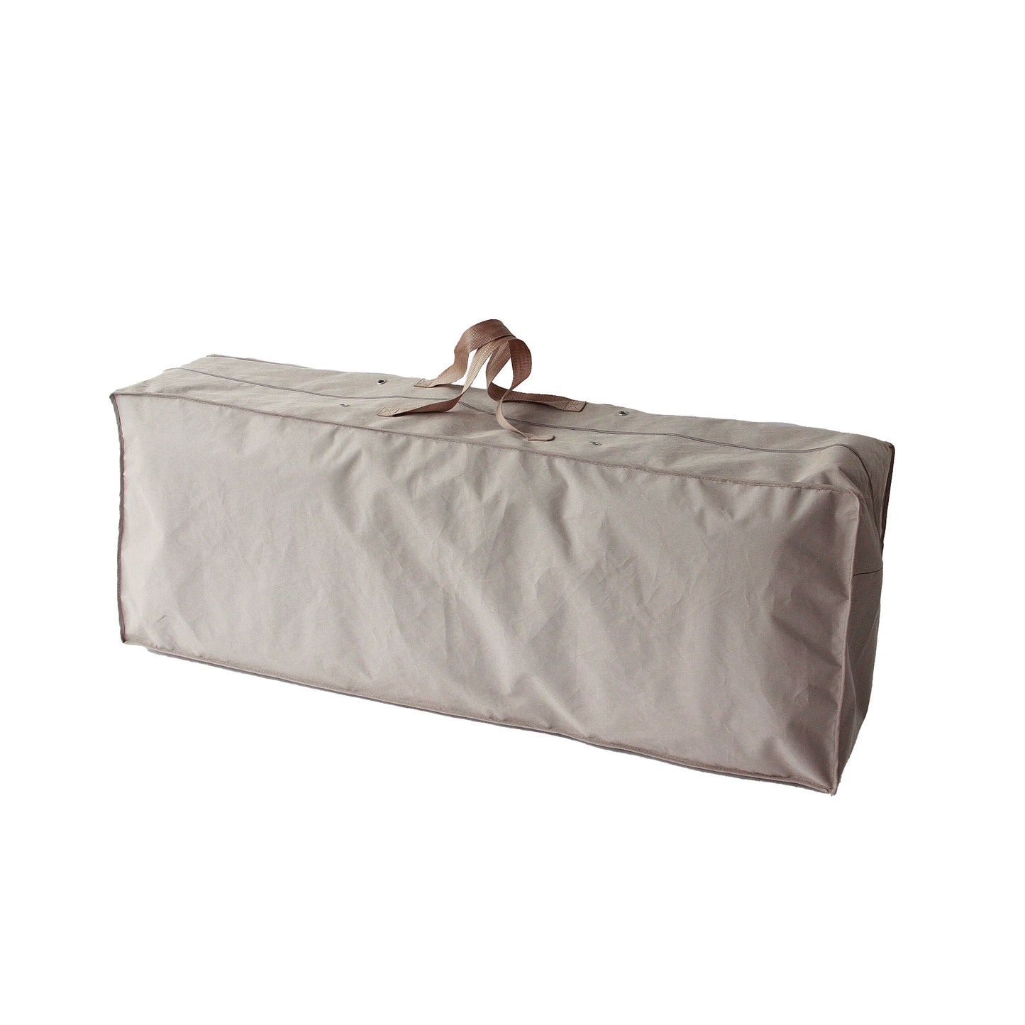 Schutzhülle für Gartenauflagekissen in beige mit Griff