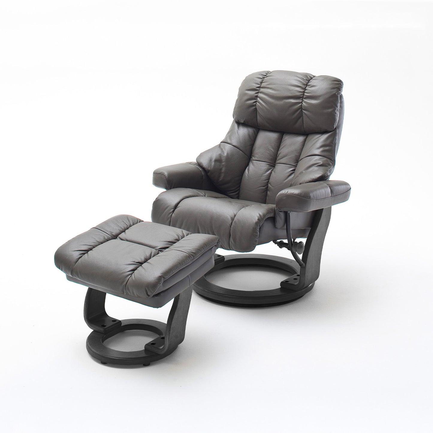 TV-Relaxsessel mit Hocker taupe – CALGARY