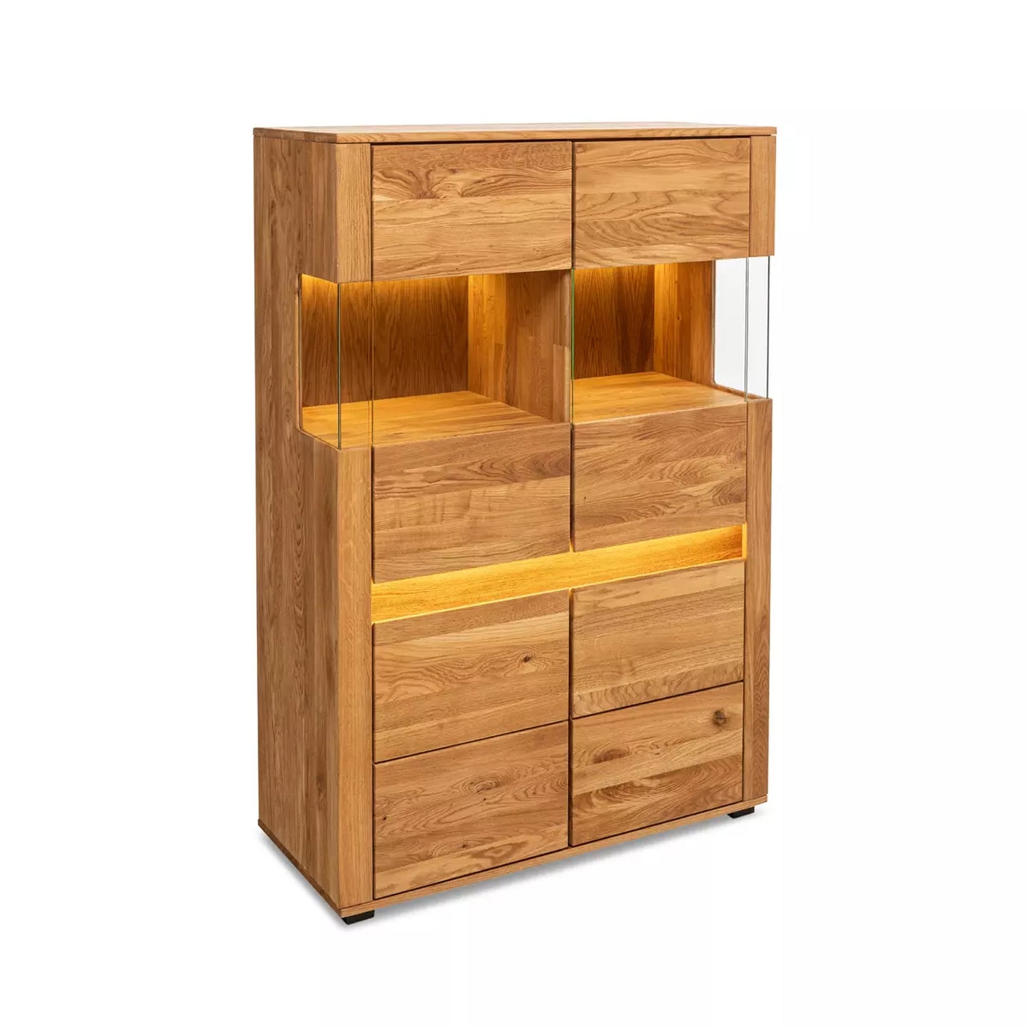 Highboard Wildeiche massiv geölt - ZERMATT