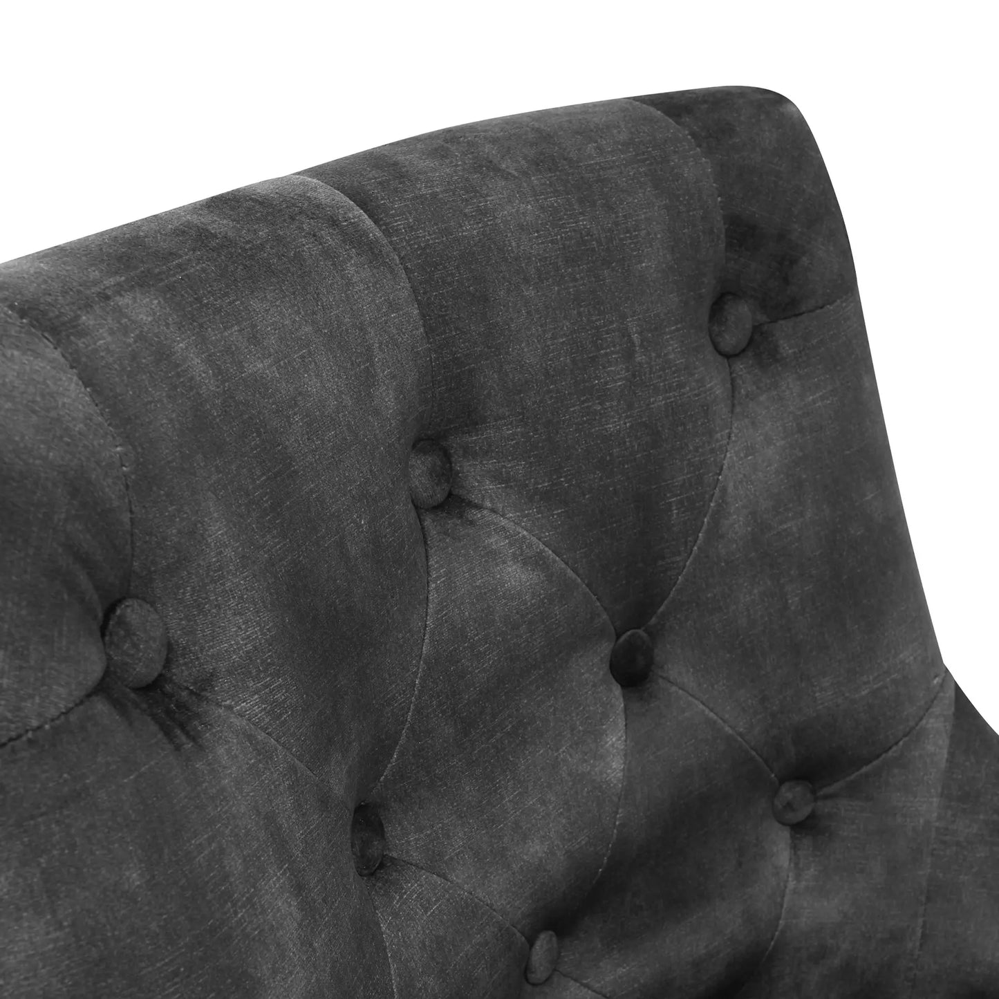 Esszimmerstuhl mit Samtbezug