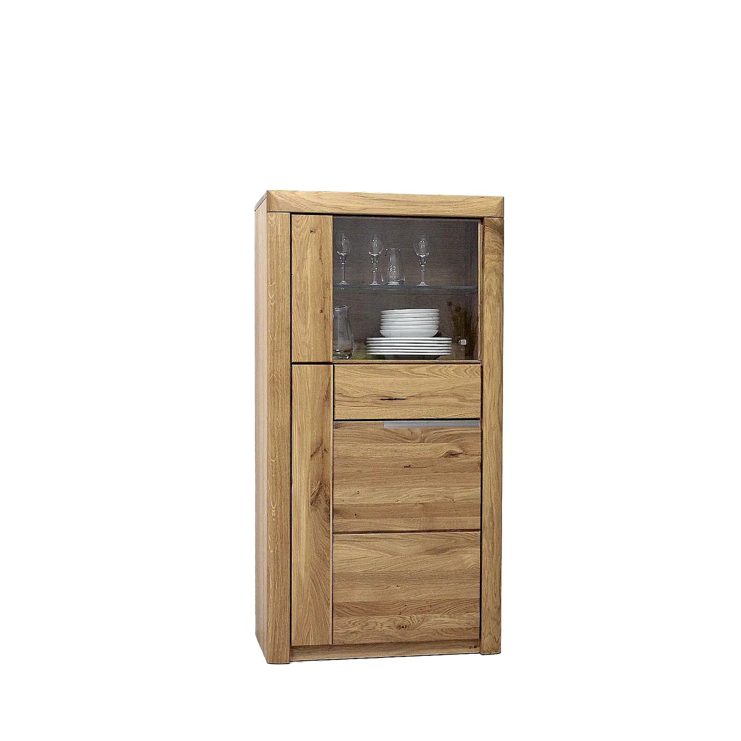 Funktionsschrank mit Glasvitrine