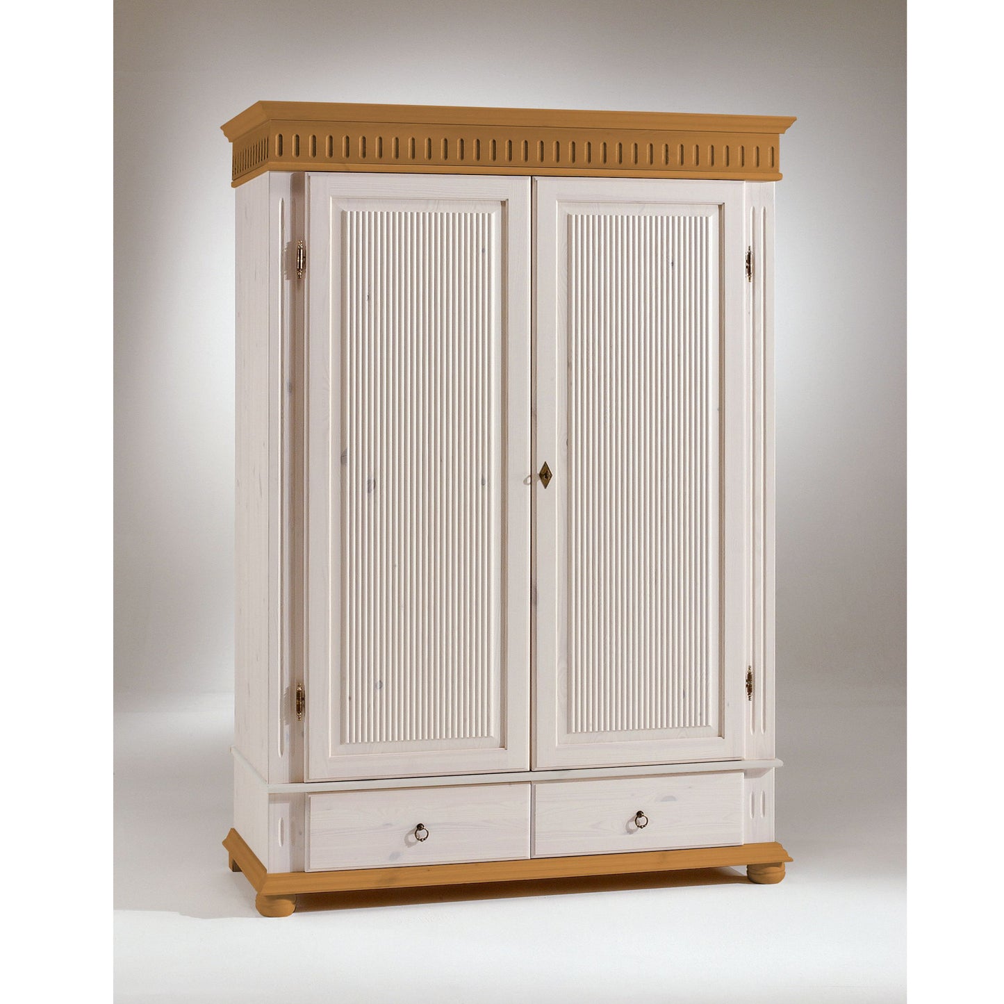 Kleiderschrank 2 trg. Kiefer massiv Maxi - Helsinki