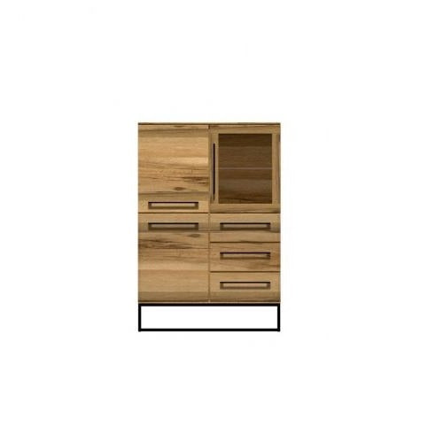 Highboard Balkeneiche massiv geölt - Time Niehoff