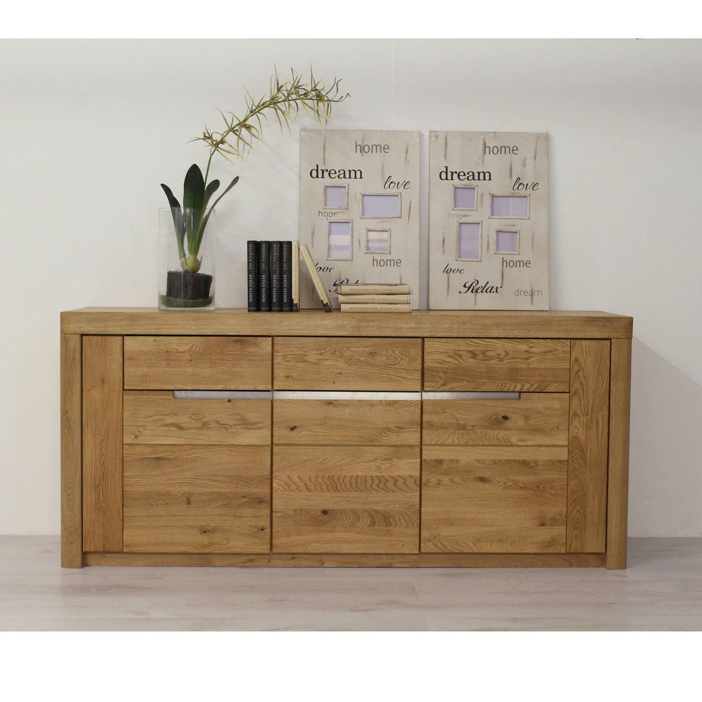 Sideboard Wildeiche massiv geölt Solido