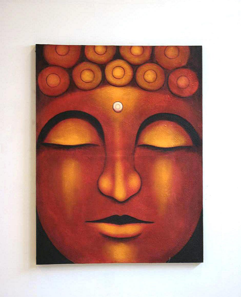 Bild auf Leinwand 130 x 170 Motiv Buddha - 01-130x170
