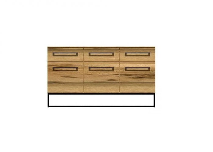 Sideboard Balkeneiche massiv geölt - Time Niehoff