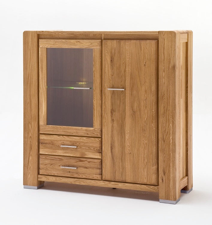 Highboard aus Wildeiche massiv geölt Campus