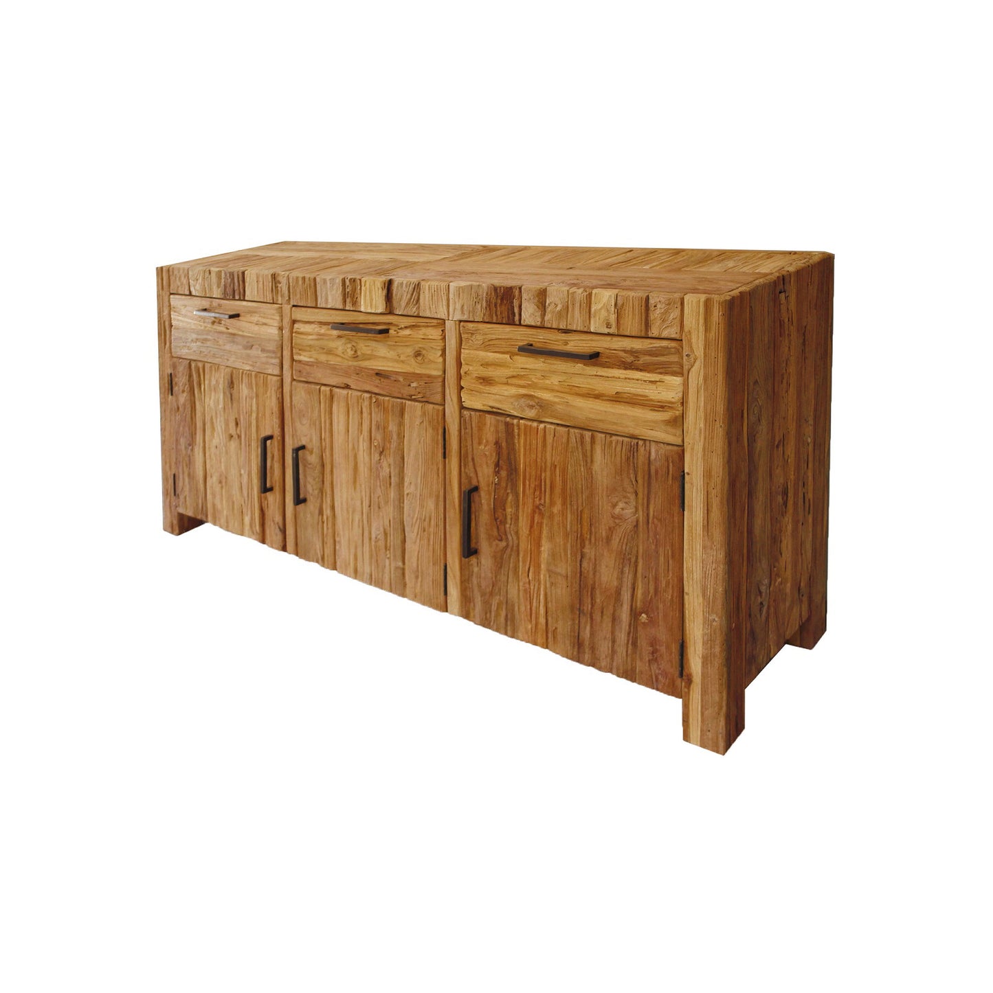 Anrichte Teakholz massiv Shabby Chic - Borneo