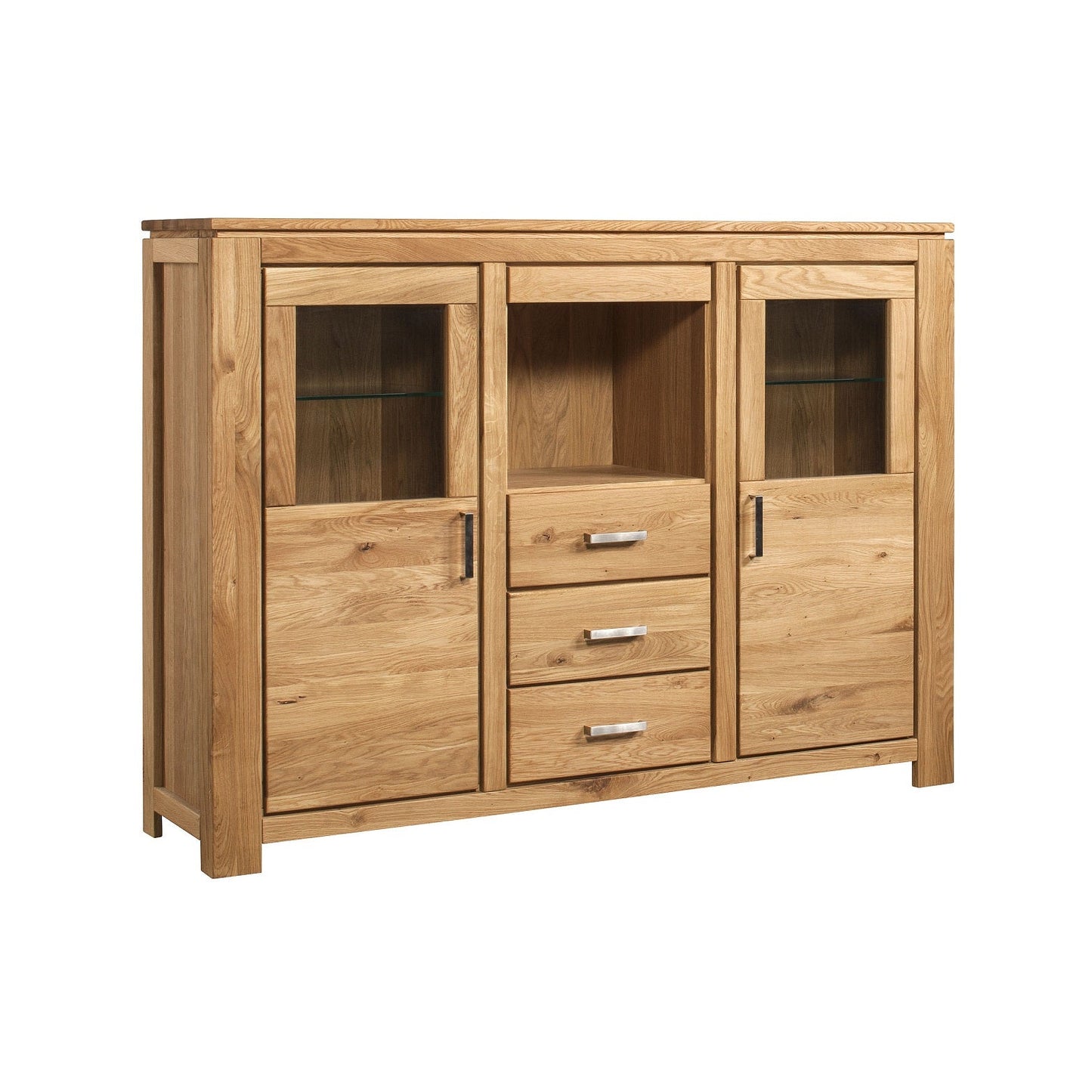 Highboard Wildeiche massiv geölt - Faro