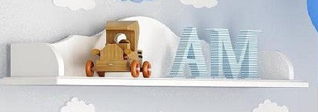 Wandboard Fichte massiv weiß Liv