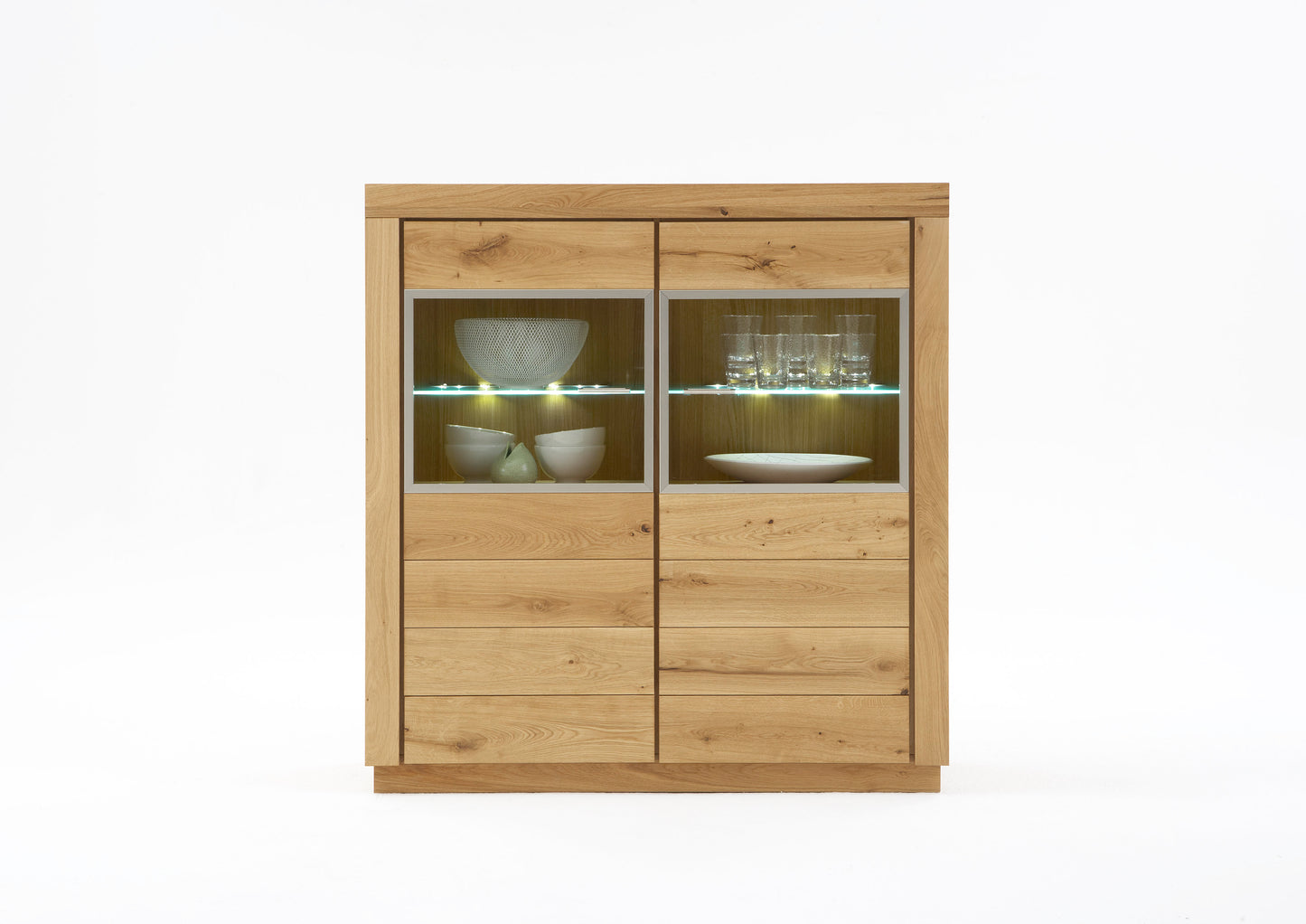 Highboard Eiche massiv geölt Signum