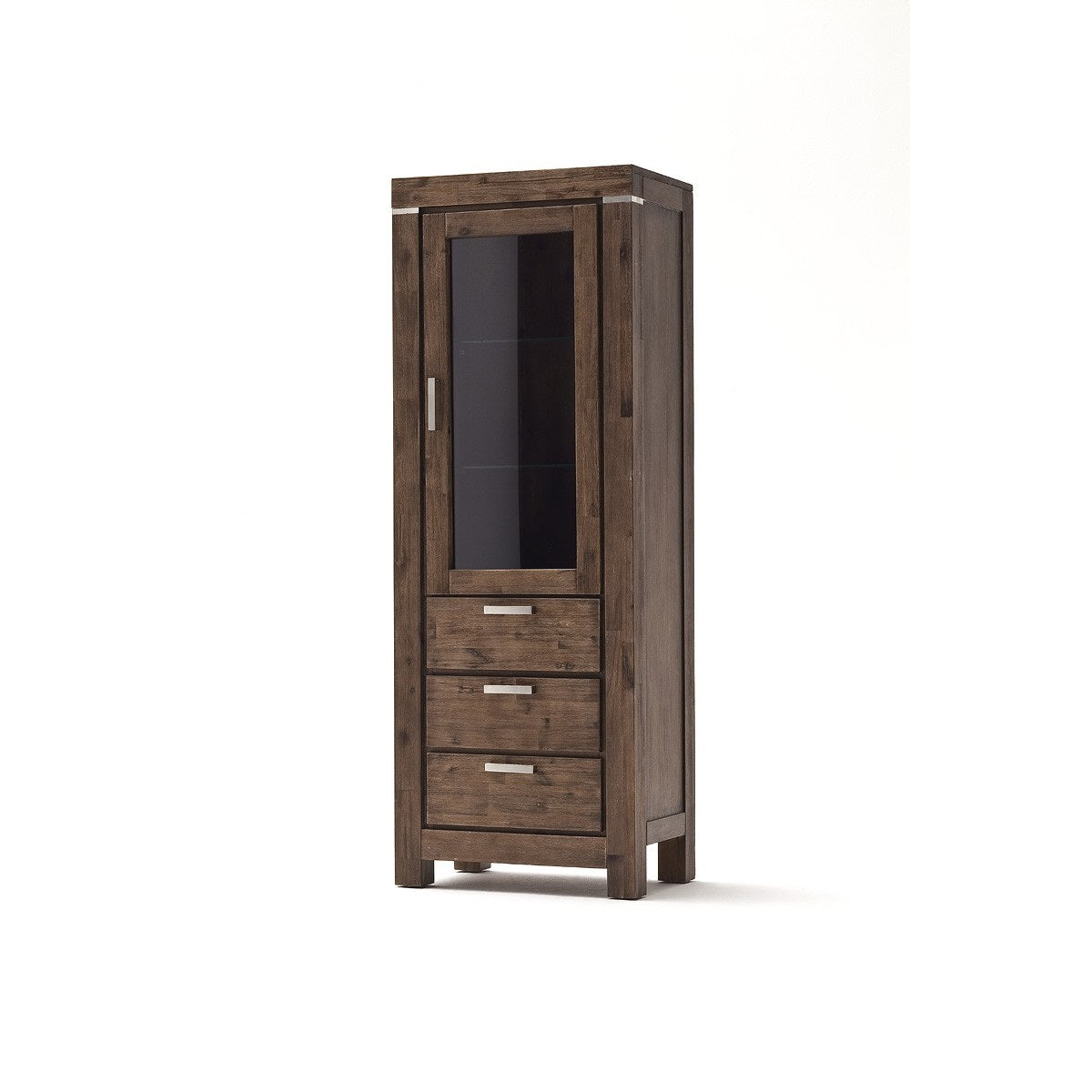 Vitrine Akazie massiv braun Victoria - 9840-11111406