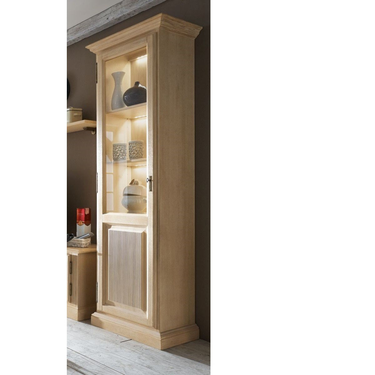 Vitrine Pinie massiv li Cadiz - 9845-1.910.028