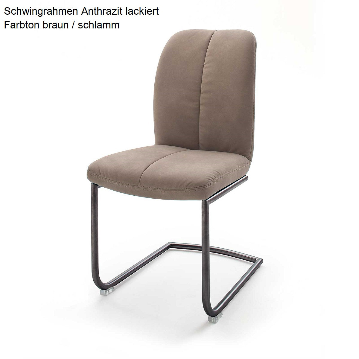 Polsterstuhl 2-er Set Novello Soft in Lederoptik Tessera-C