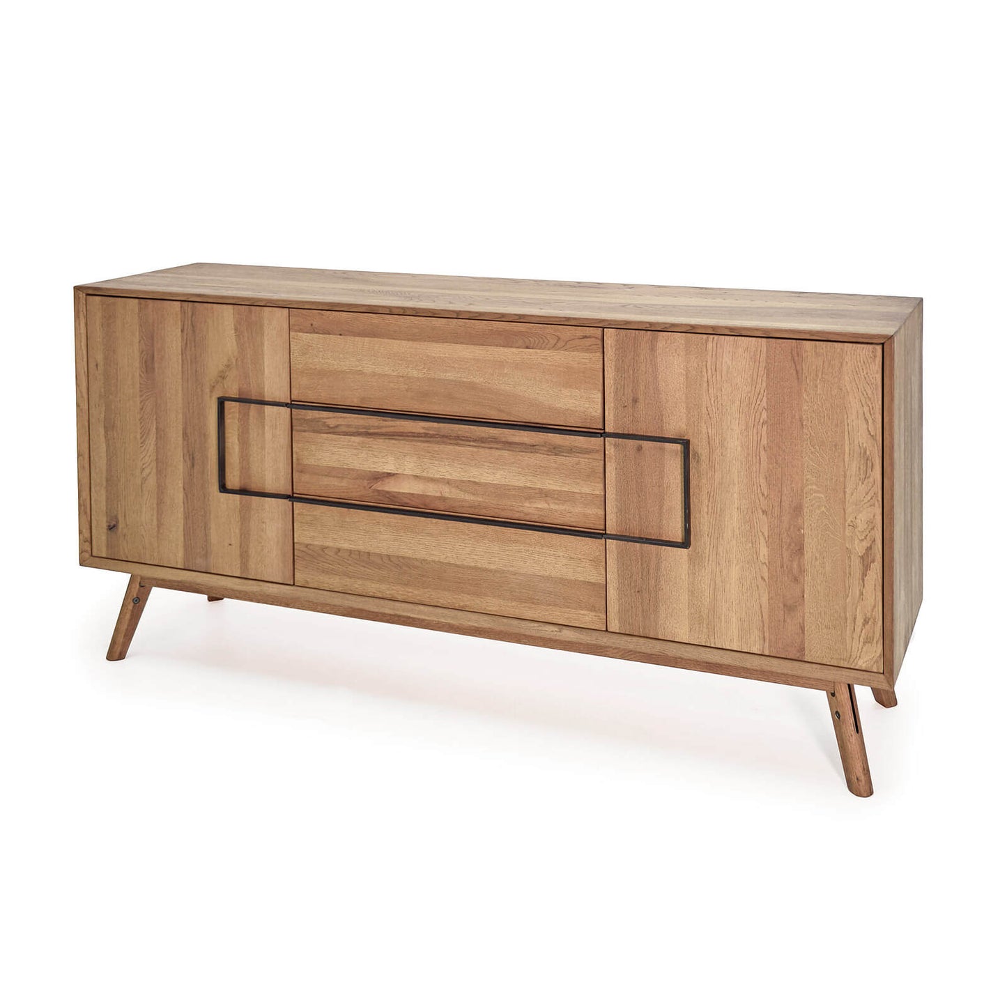 Sideboard europäische Wildeiche massiv - Vega