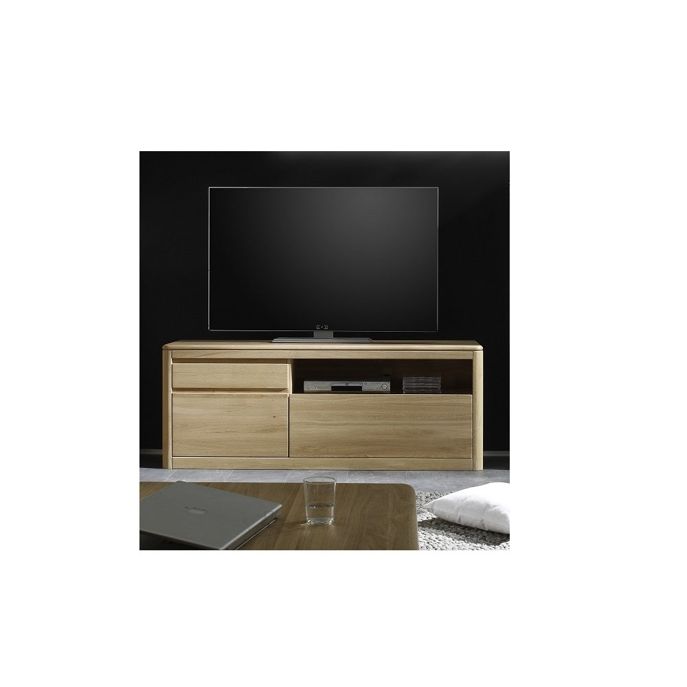 TV-Anrichte 159 cm Eiche massiv Bianco - Bozen-1-N
