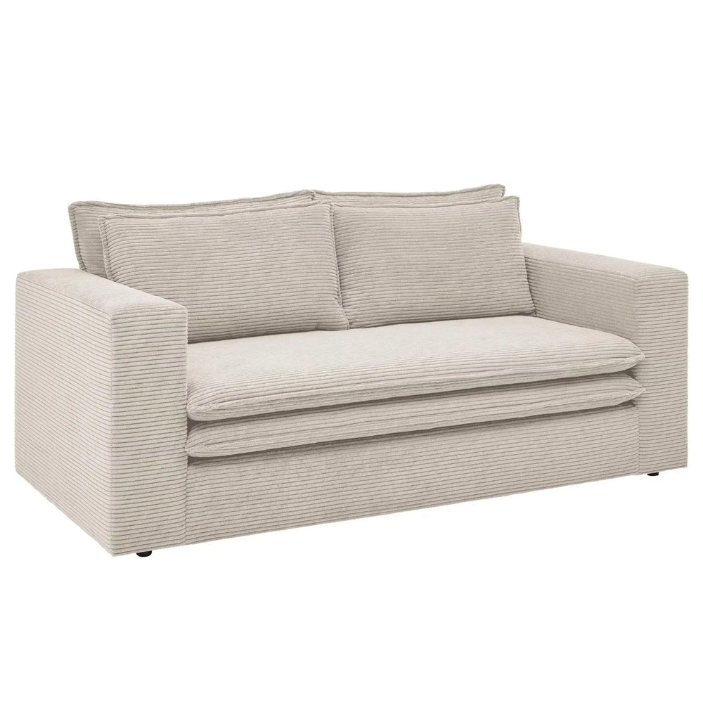
                  
                    2-Sitzer Sofa in Beige aus Cord-Stoff
                  
                