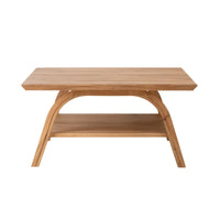 Beistelltisch aus Holz mit Ablageboden