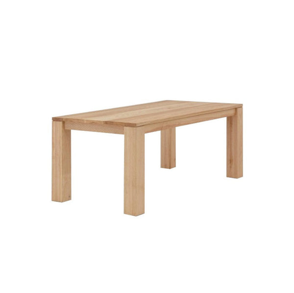 Bild von Esstisch Kernbuche massiv 180 (280) x 90 cm - Eddy