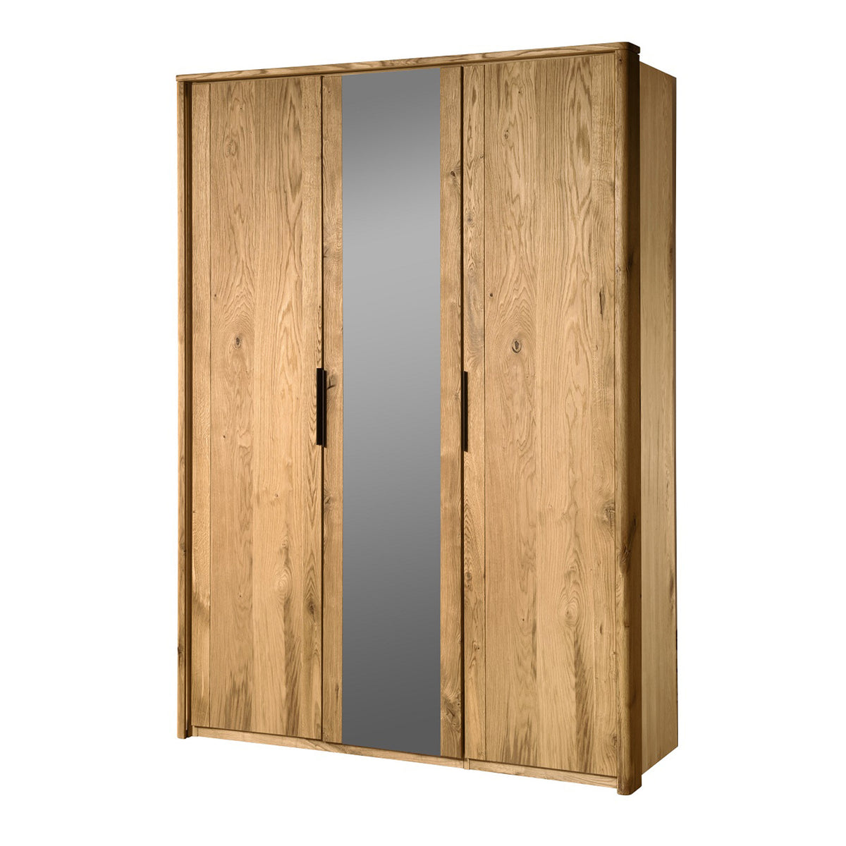 3-türiger Kleiderschrank mit Spiegel
