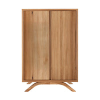 Kommode mit zwei Türen aus Holz