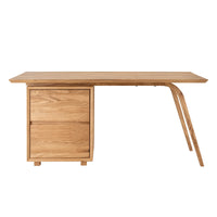 Schreibtisch aus Holz mit zwei Schubladen