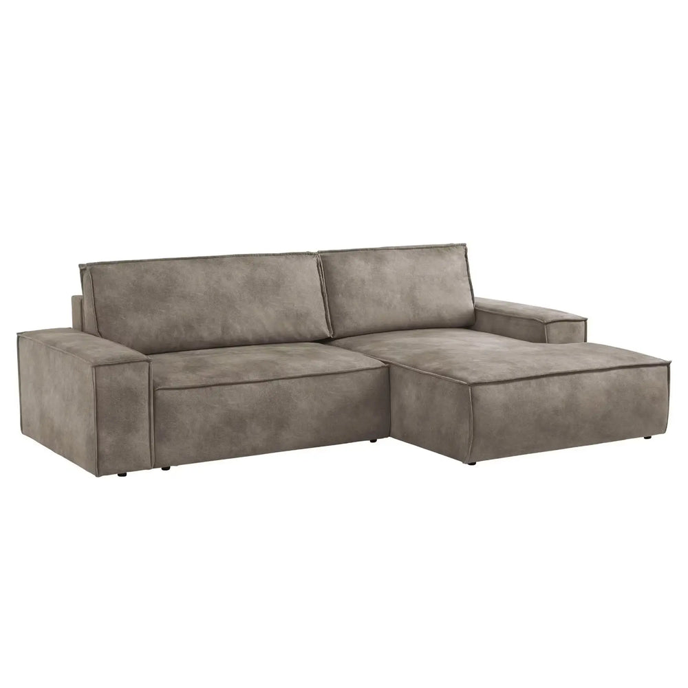 
                  
                    Ecksofa in Vintage Lederoptik grau
                  
                