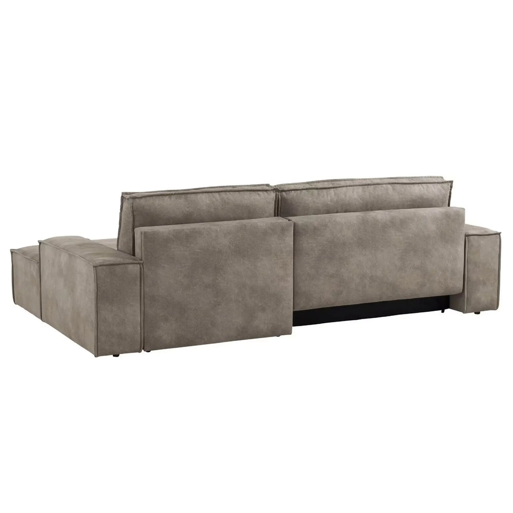 
                  
                    Ecksofa in Vintage Lederoptik grau
                  
                