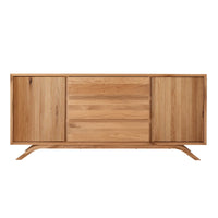 Sideboard aus Holz mit drei Schubkästen und zwei Türen
