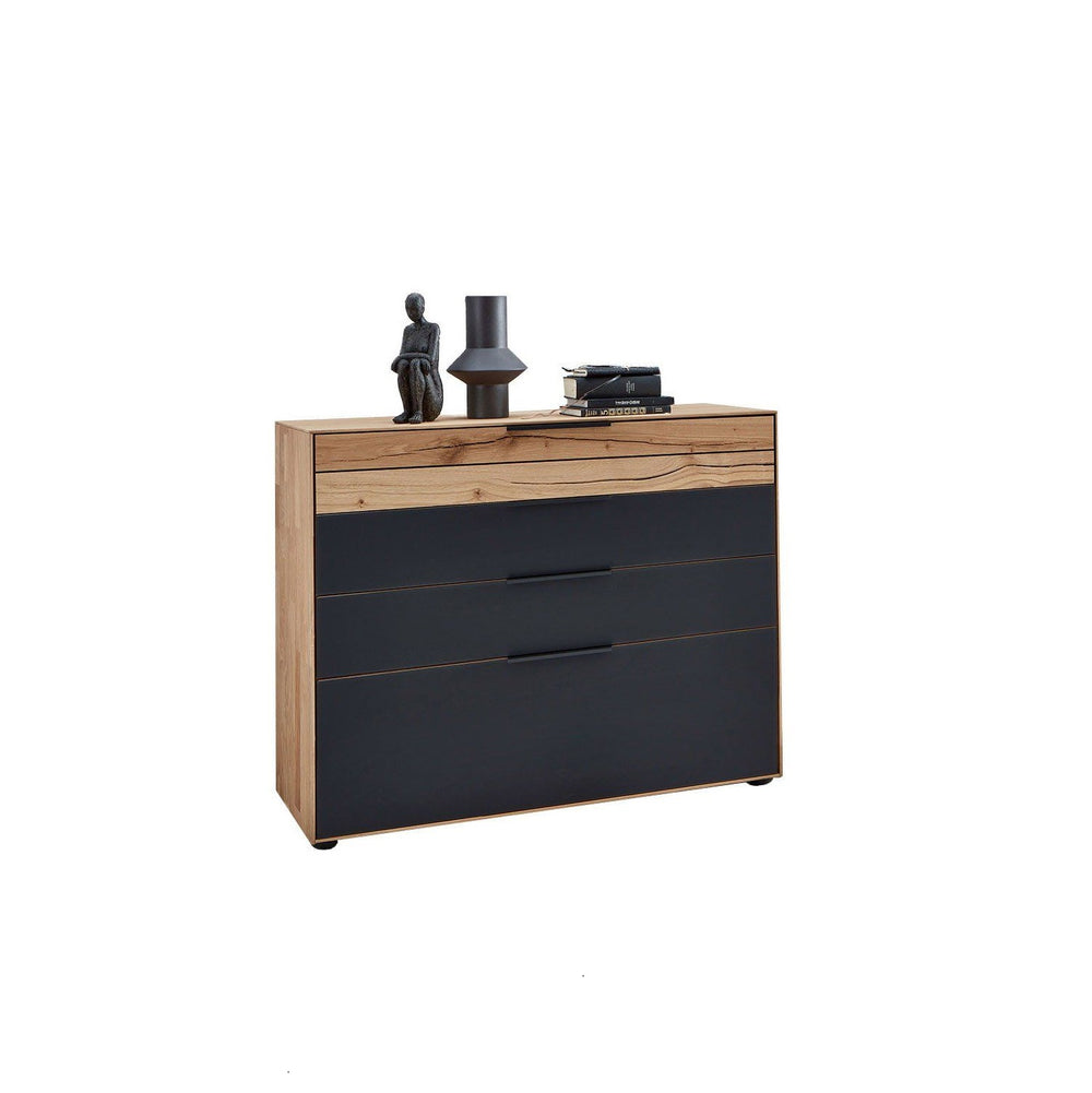 Kommode Balkeneiche-Akzent, Mattglasfronten WSM 4300 Wöstmann - Messemuster