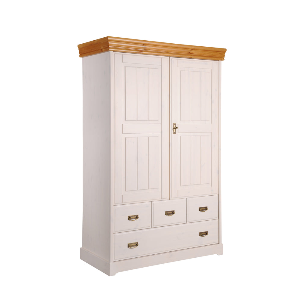 Wäscheschrank aus weißem Kiefernholz