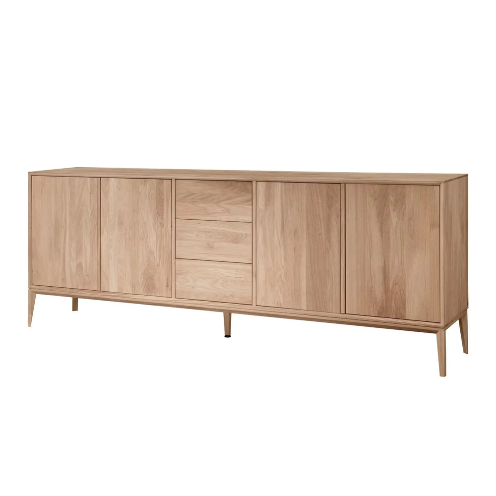 Sideboard Eiche massiv mit 4 Türen und 2 Schubkästen