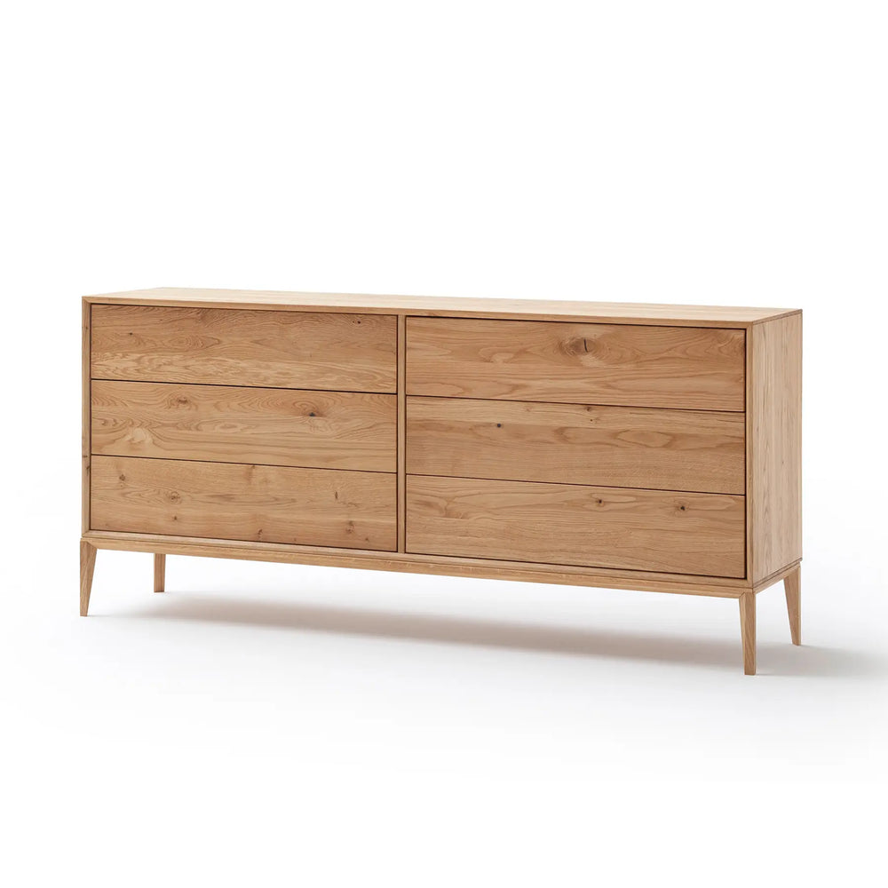 Sideboard aus Eiche mit 6 Schubkästen