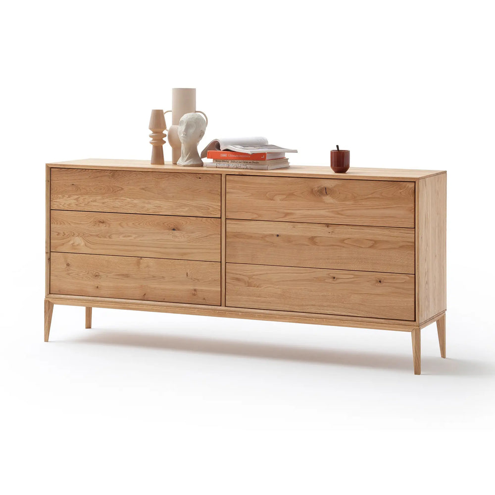 Sideboard aus Eiche mit 6 Schubkästen