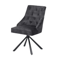 Esszimmerstuhl mit Samtbezug