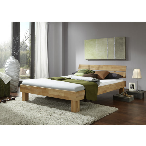 3. Bild von Holzbett Judith 100 x 200 cm Kernbuche massiv