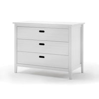 Weiße Kommode aus Kiefernholz