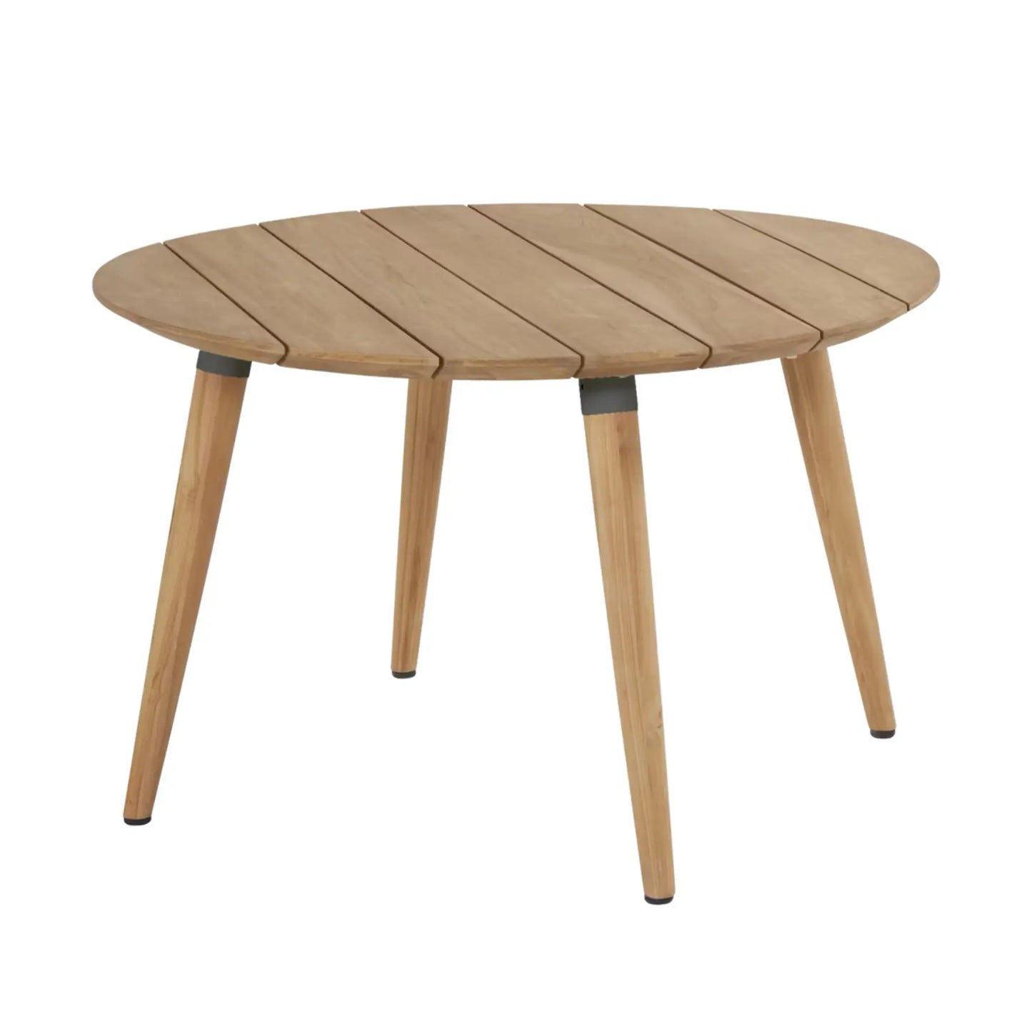 Runder Gartentisch aus Teakholz