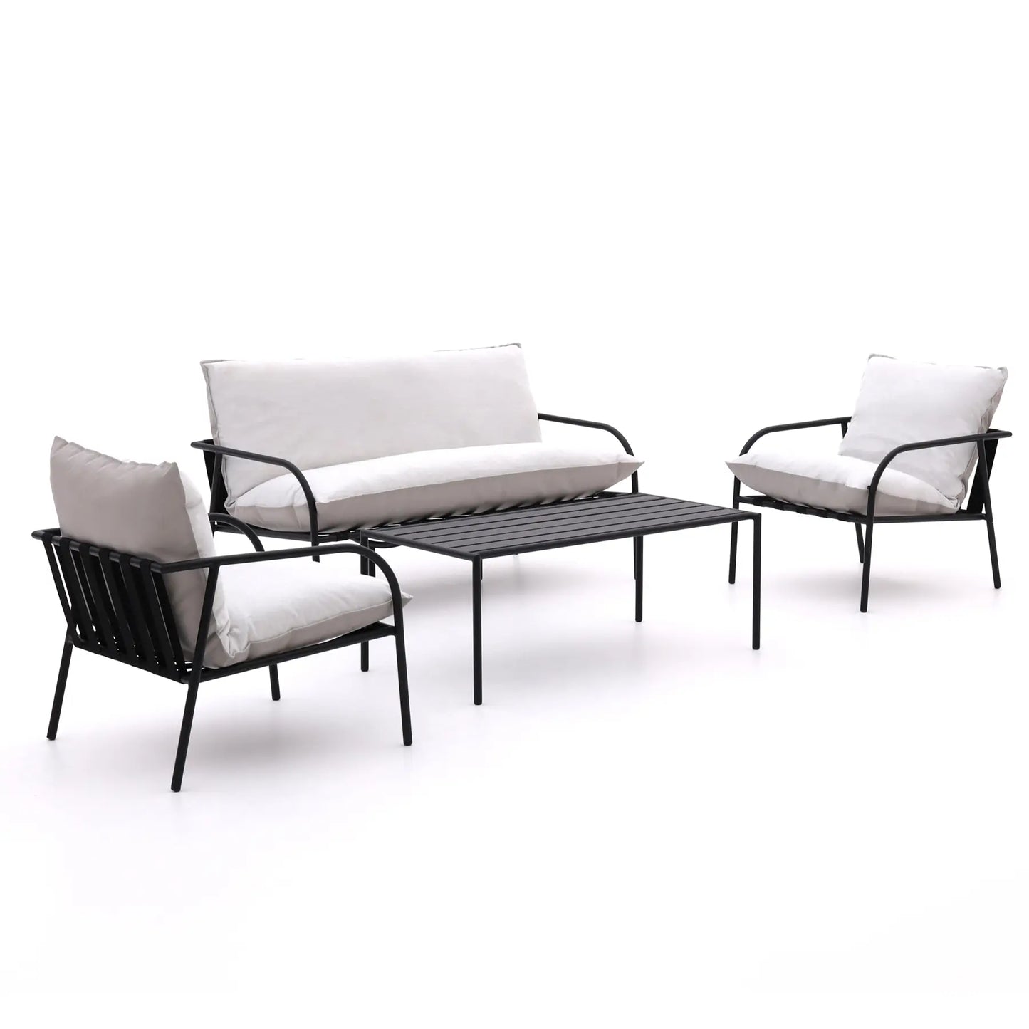 4-teilige Lounge-Sitzgruppe Outdoor