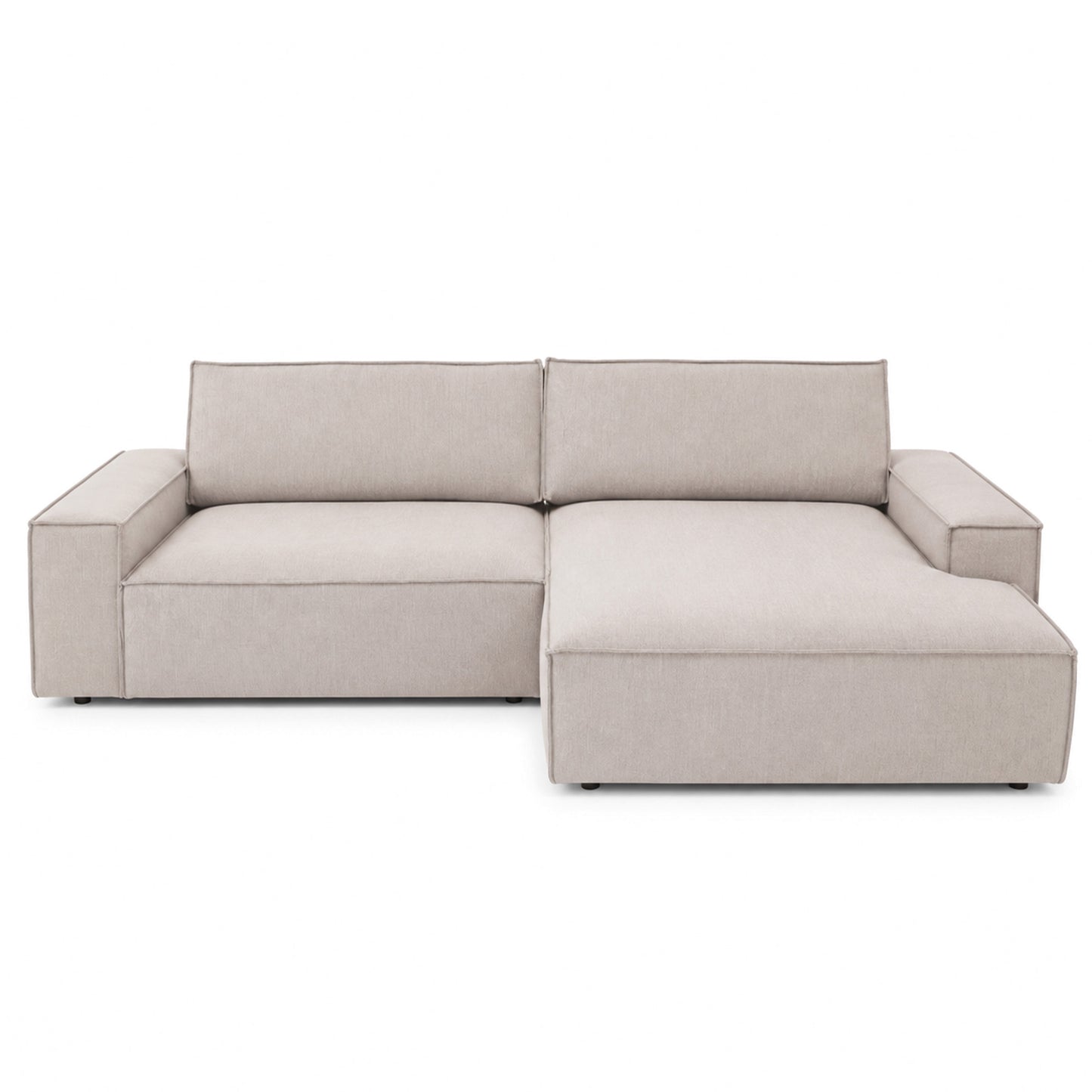 XXL Ecksofa Sherwood mit beigem Bezug in Leinenoptik online bestellen – AMD Möbel