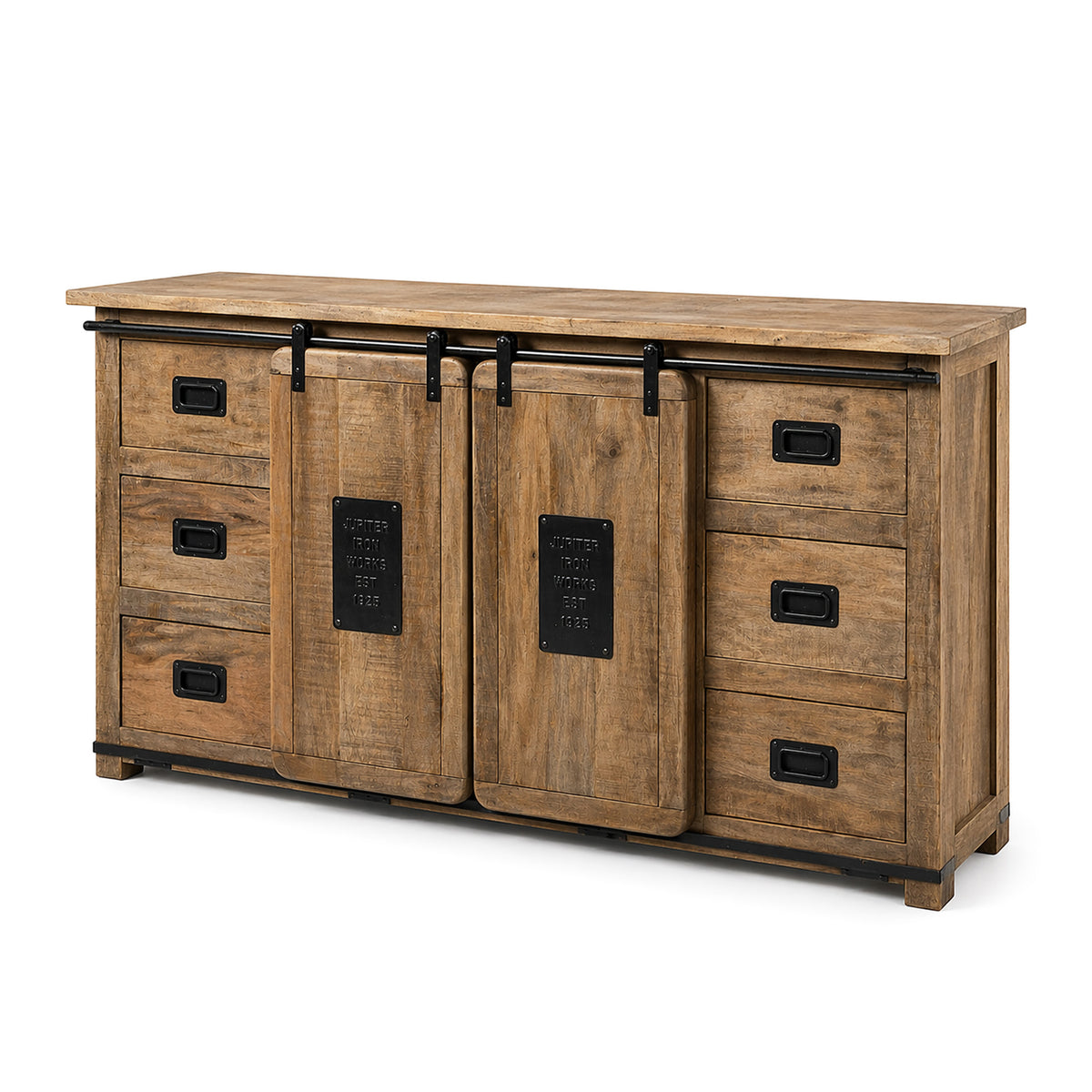 Sideboard Mangoholz massiv 180 cm