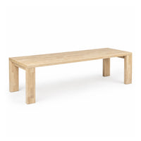 Sitzbank aus massivem Rubberwood