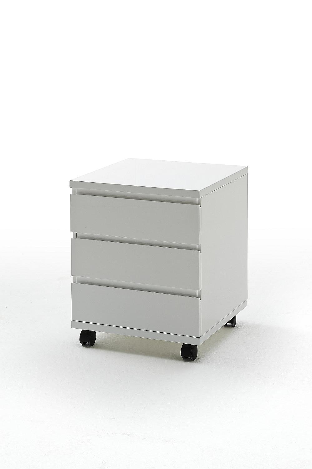 Sydney Office Container - Hochglanz weiß lackiert - 9811-40043W4