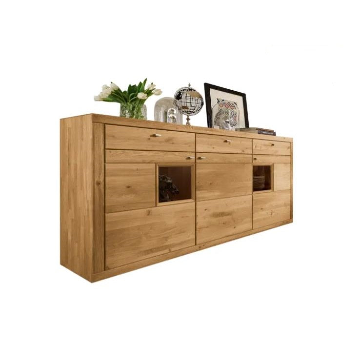 Highboard Wildeiche massv Aurum Wöstmann Messemuster