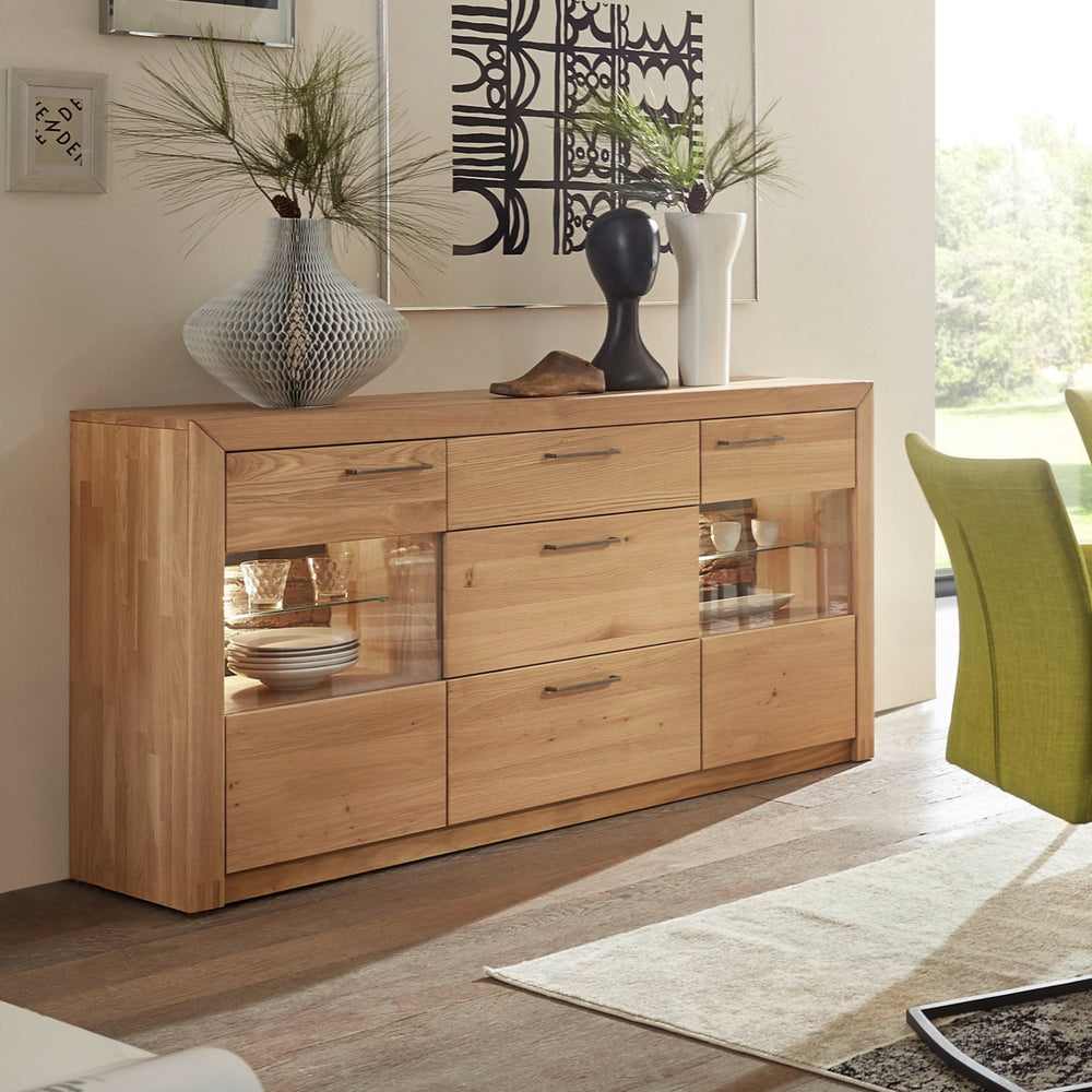 Campo Sideboard aus massiver Wildeiche