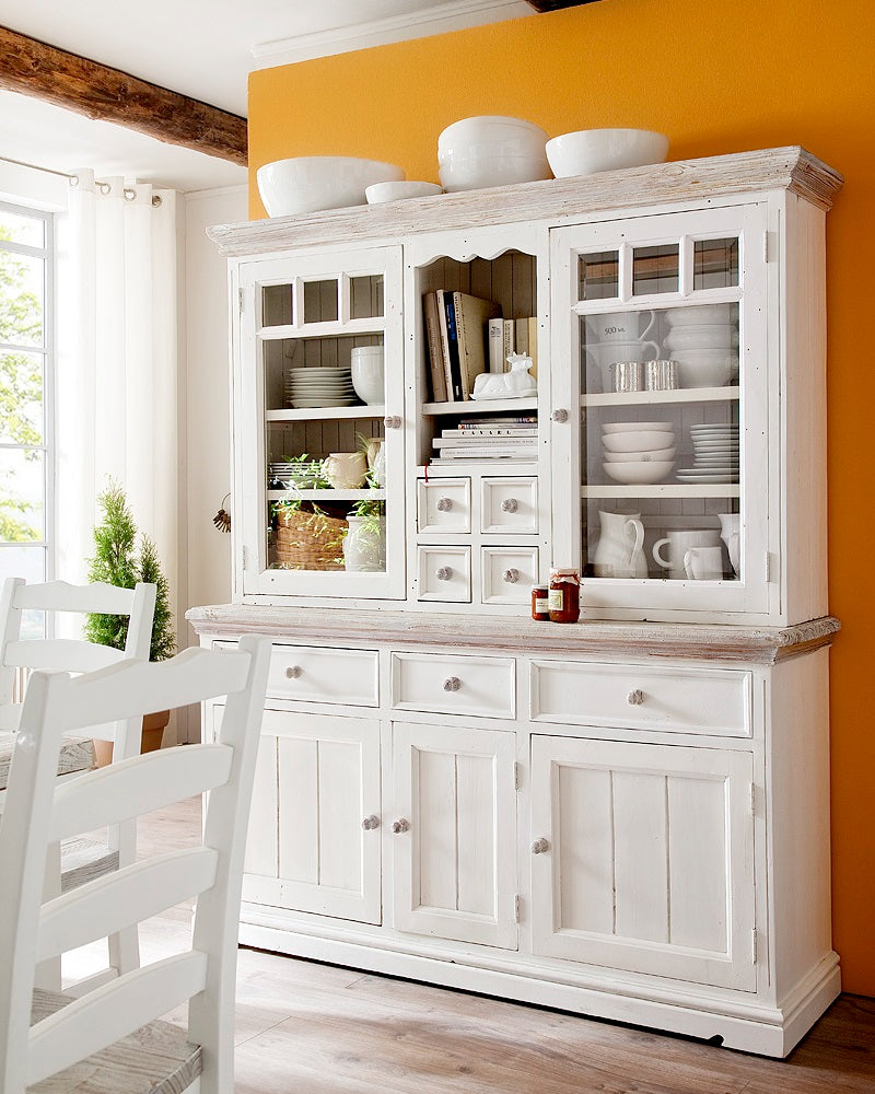 
                  
                    Buffet Kiefer massiv Landhausstil weiss / white sanded - Opus
                  
                