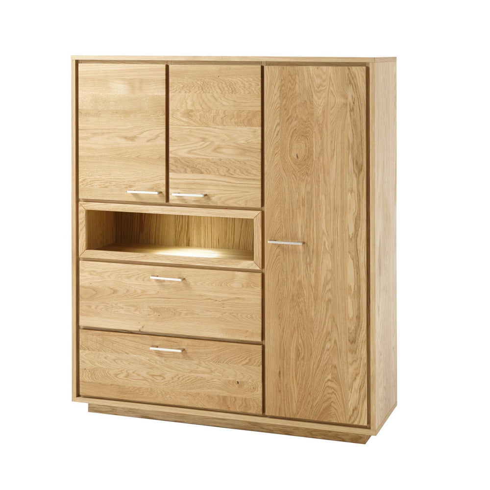 Highboard Front Wildeiche massiv - Sanchez