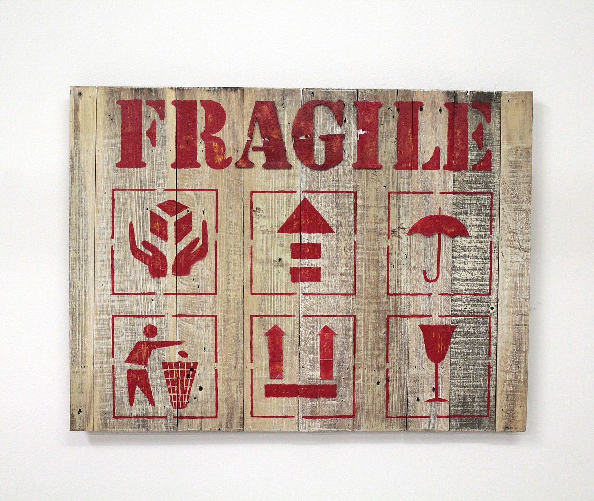 
                  
                    Holzbild 80 x 60 cm Shabby Chic Fragile
                  
                